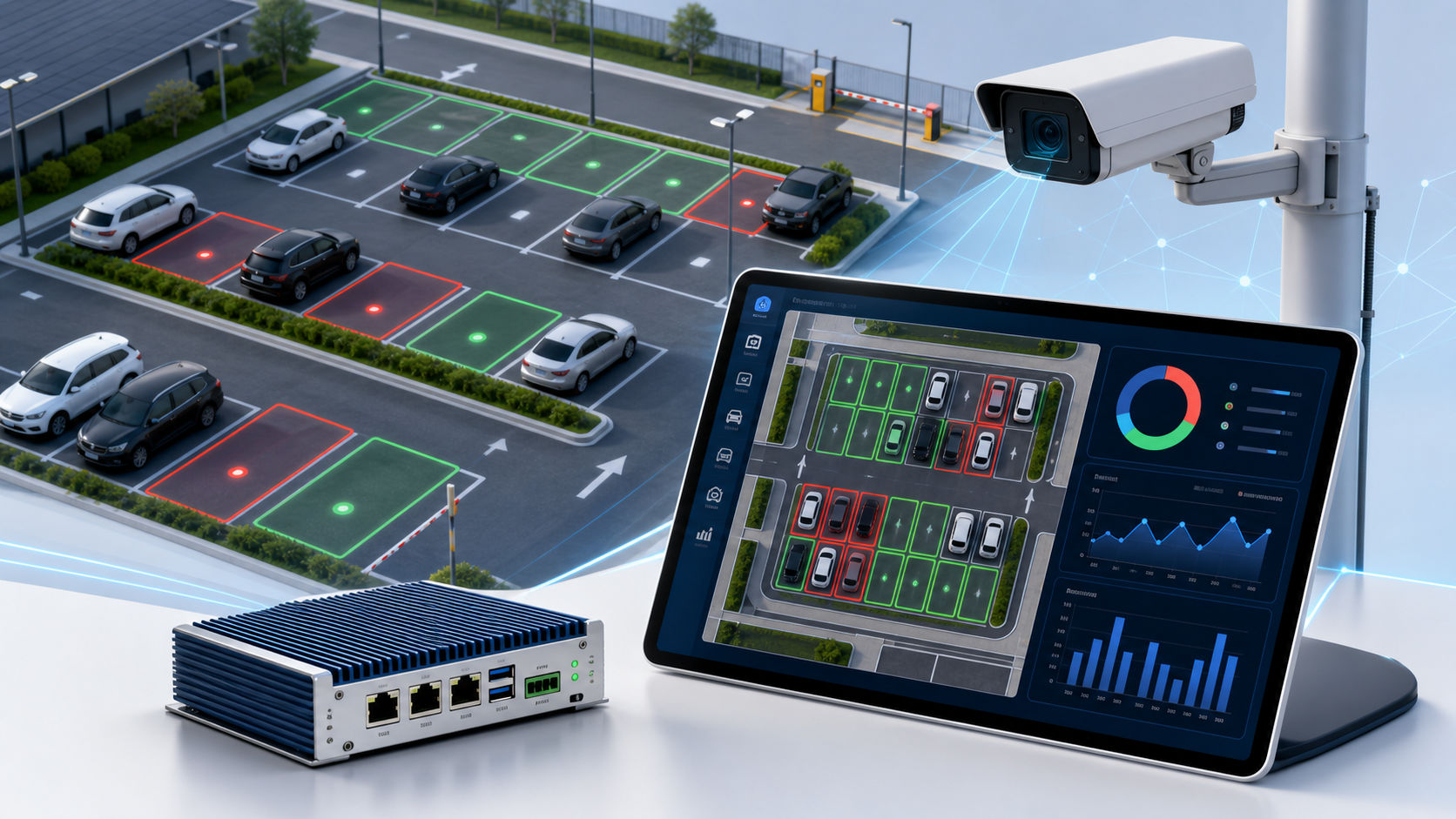 AI Vision ตรวจจับช่องจอดรถ